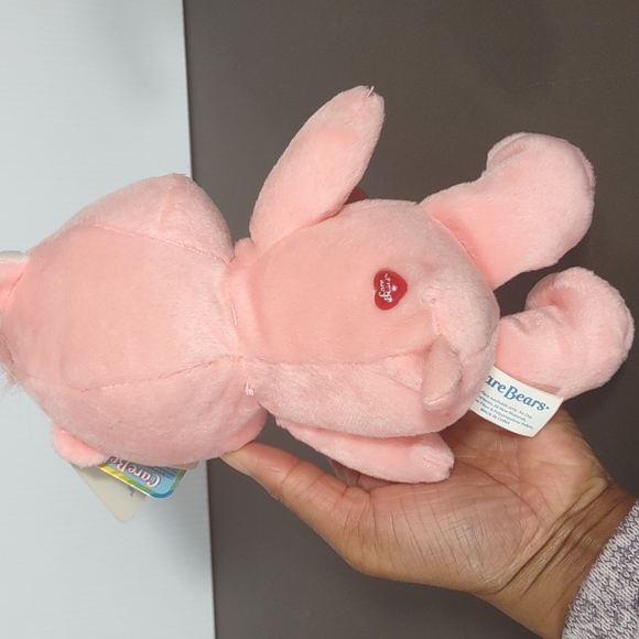 •Care Bears Cheer Bear pink rainbow 8.5" Plush Plushie Fairy Core Stuff animals - Picture 3 of 16